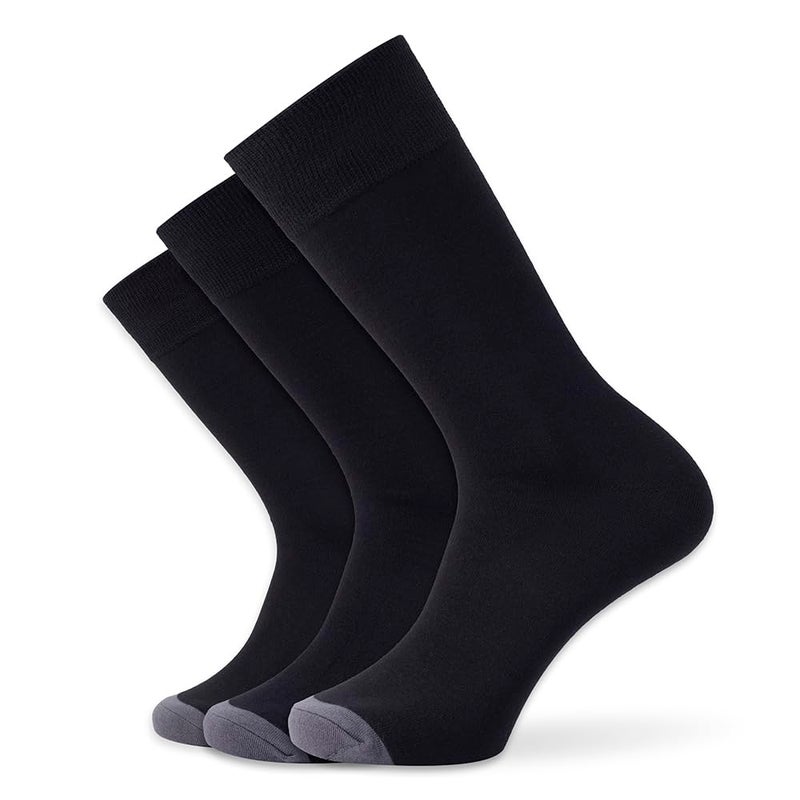 Oddball Royale Men's Dress Socks XXL (Men's Size 15-18) (3-pack) (Black) - Image 1